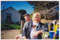 Michael Kirwan with son, Larry, at Marin County picnic
